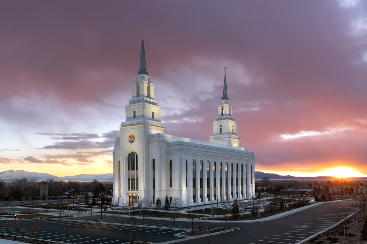 Layton Utah Pink Sunset