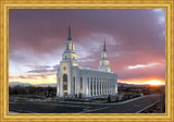 Layton Utah Pink Sunset Large Wall Art