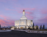 Deseret Peak Utah Pink Winter Sunrise