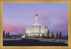 Deseret Peak Utah Pink Winter Sunrise