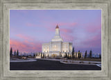 Deseret Peak Utah Pink Winter Sunrise