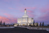 Deseret Peak Utah Pink Winter Sunrise