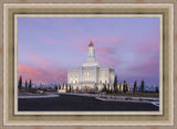 Deseret Peak Utah Pink Winter Sunrise