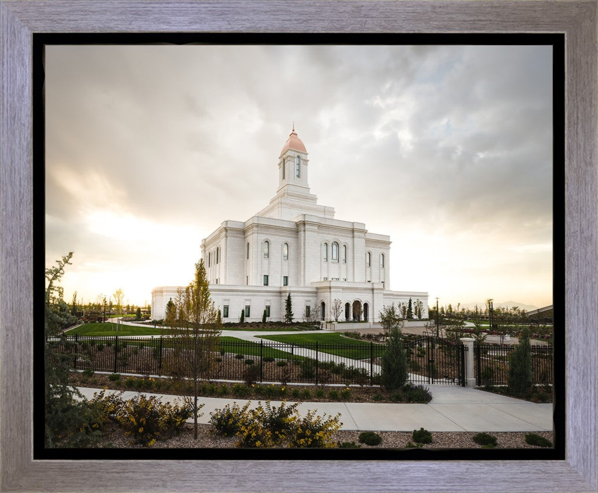 Deseret Peak Golden Glow Sunset