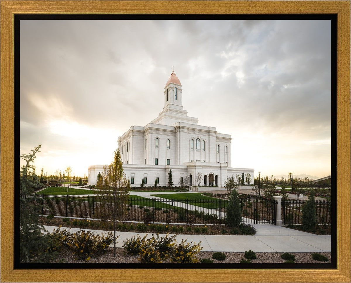 Deseret Peak Golden Glow Sunset