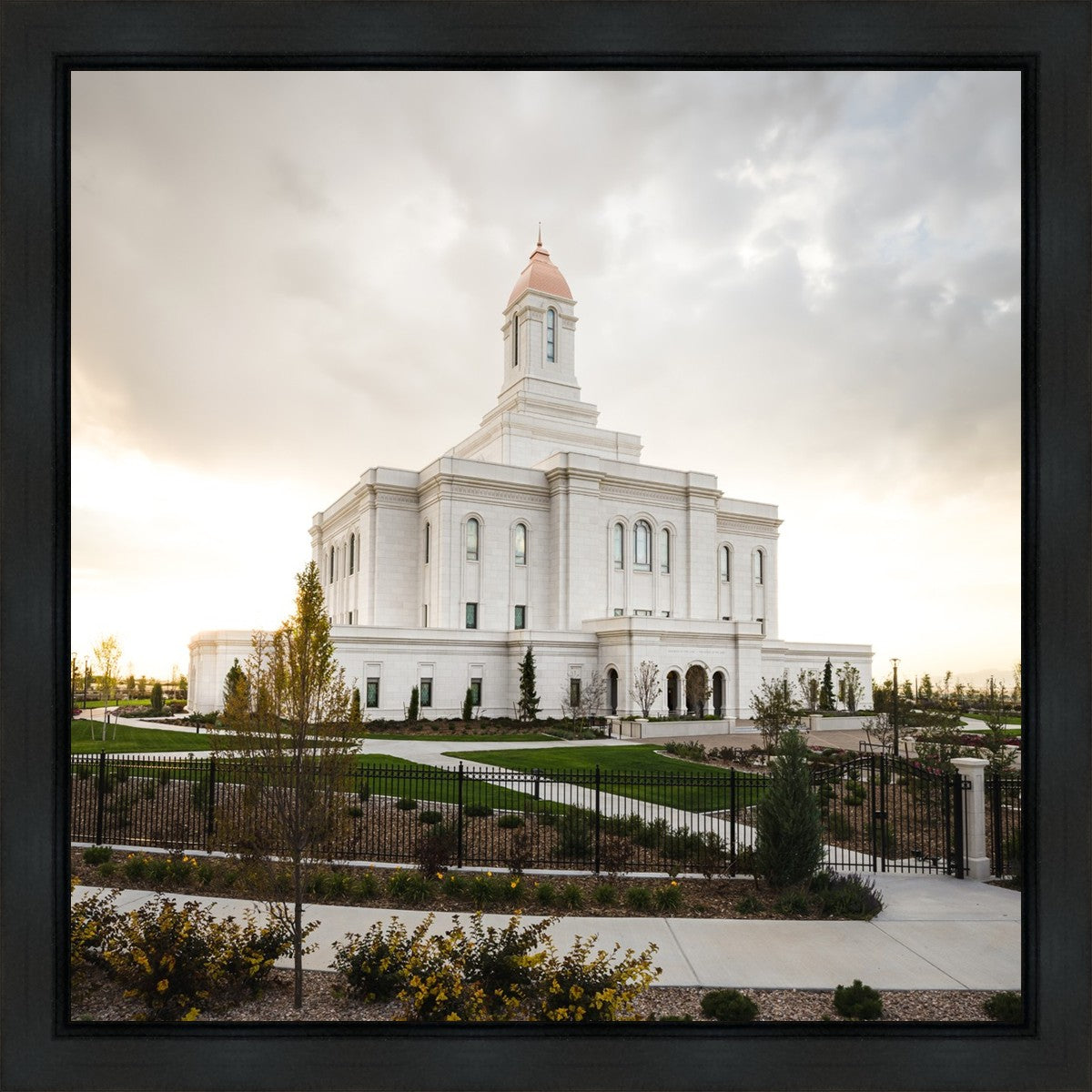 Deseret Peak Golden Glow Sunset