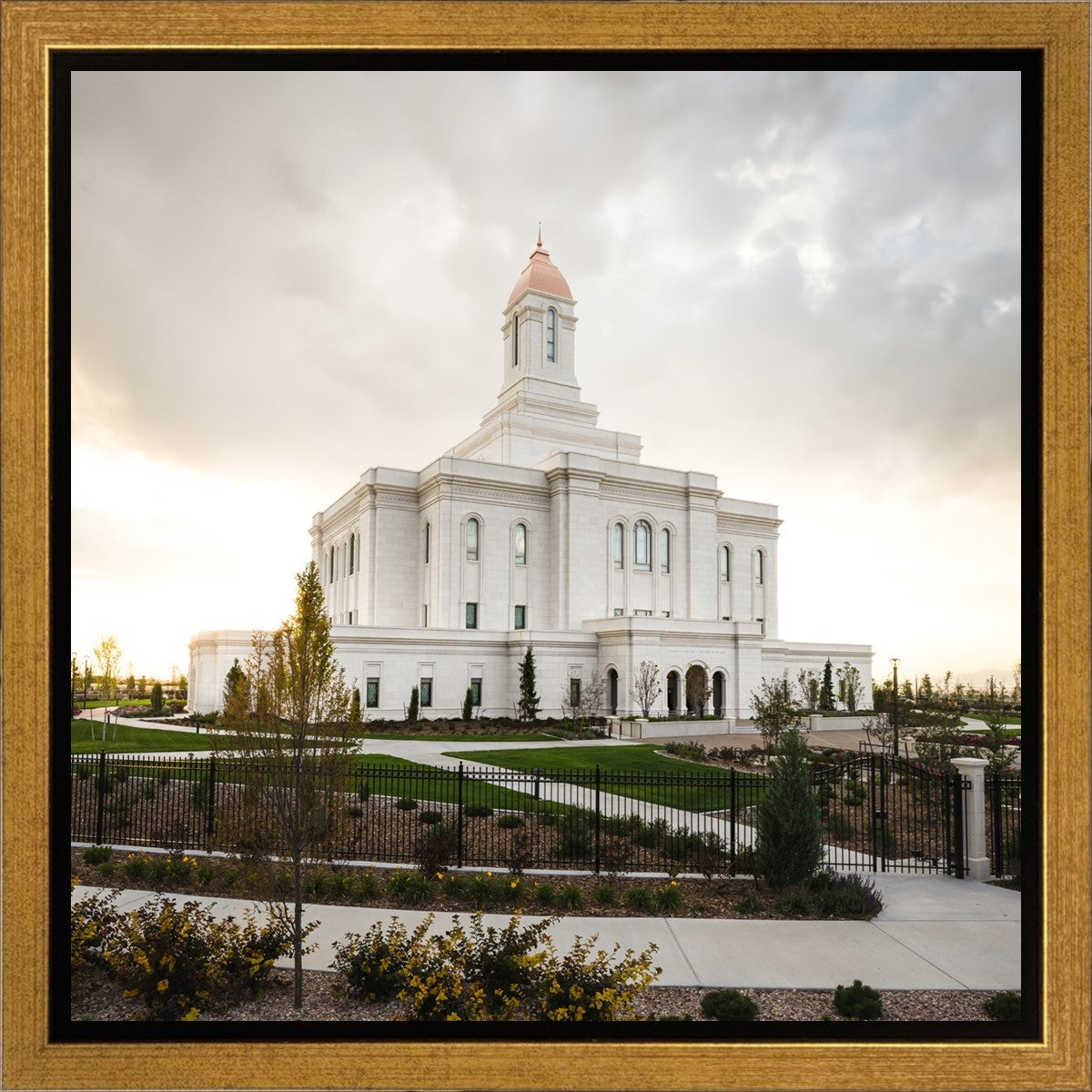 Deseret Peak Golden Glow Sunset