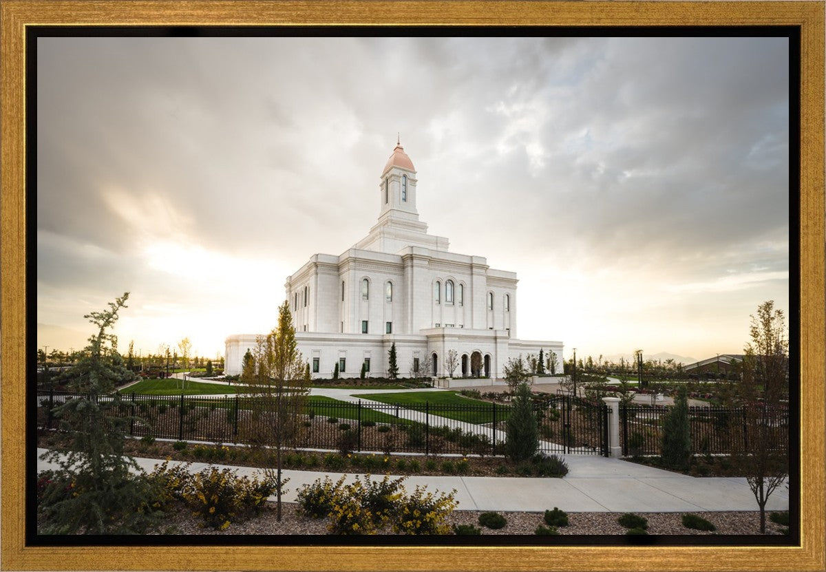 Deseret Peak Golden Glow Sunset