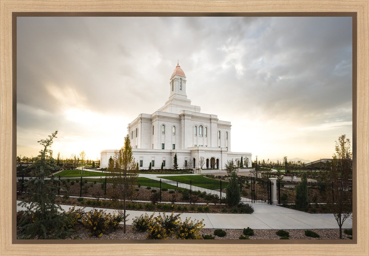 Deseret Peak Golden Glow Sunset