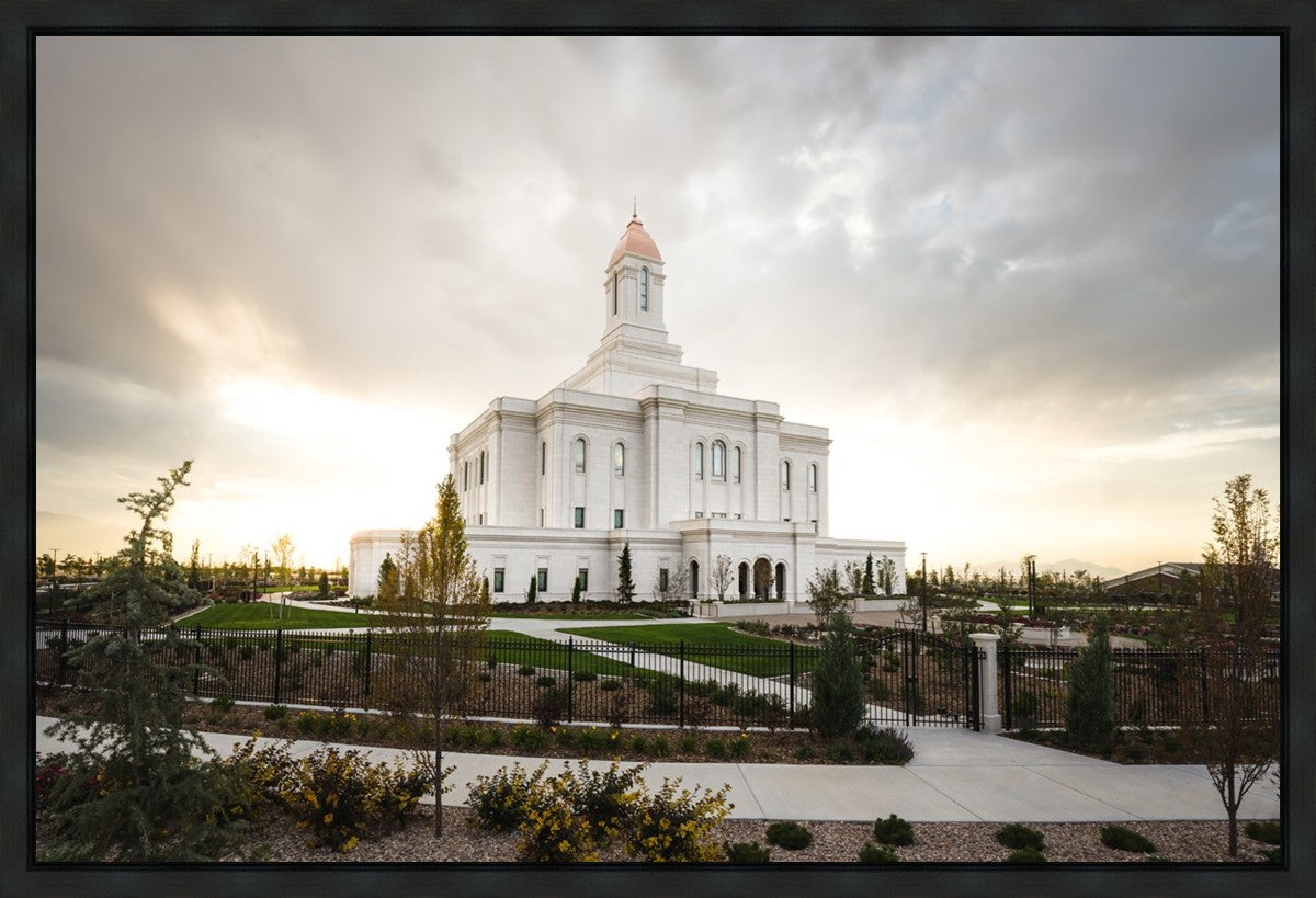 Deseret Peak Golden Glow Sunset