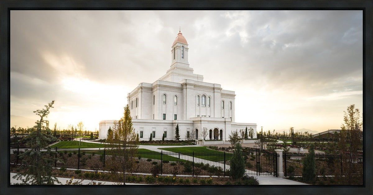 Deseret Peak Golden Glow Sunset