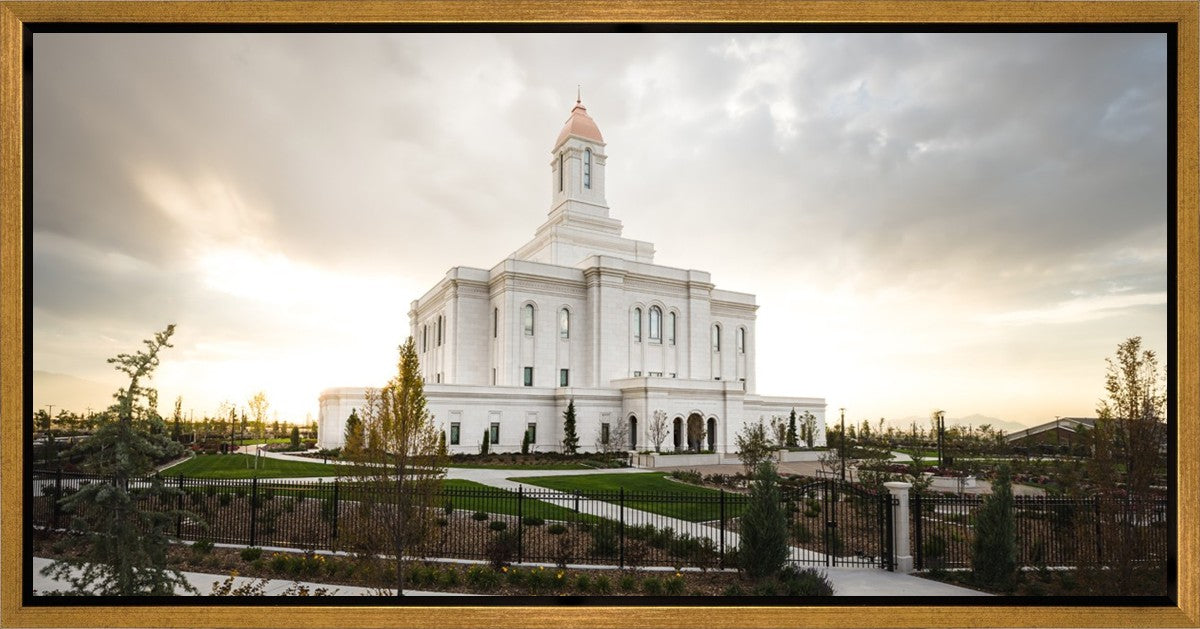 Deseret Peak Golden Glow Sunset