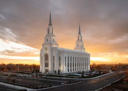 Layton Utah Golden Glow Sunset