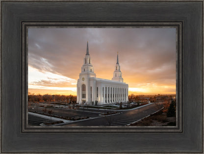 Layton Utah Golden Glow Sunset
