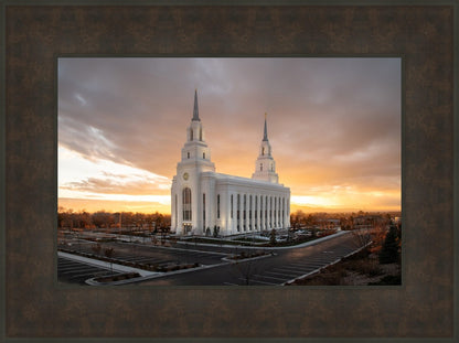 Layton Utah Golden Glow Sunset