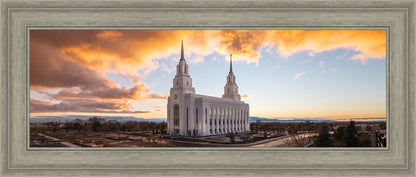Layton Utah Fire in The Sky