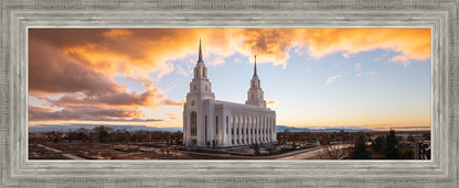 Layton Utah Fire in The Sky