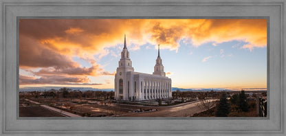 Layton Utah Fire in The Sky