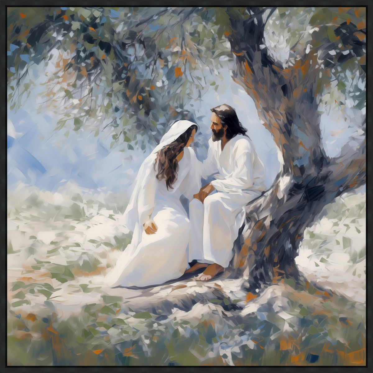 Abide With Me Large Wall Art Gallery Wrap