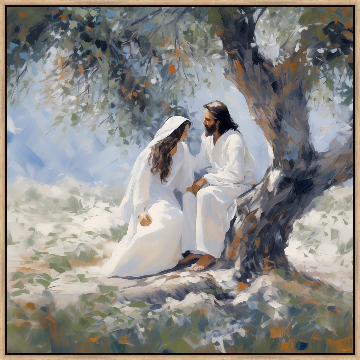 Abide With Me Large Wall Art Gallery Wrap