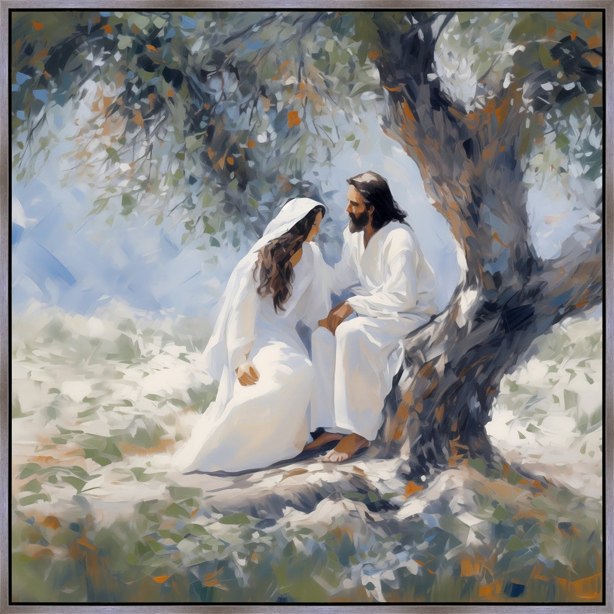 Abide With Me Large Wall Art Gallery Wrap