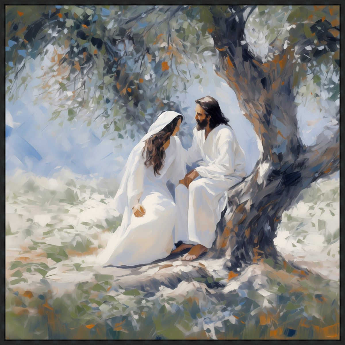 Abide With Me Large Wall Art Gallery Wrap