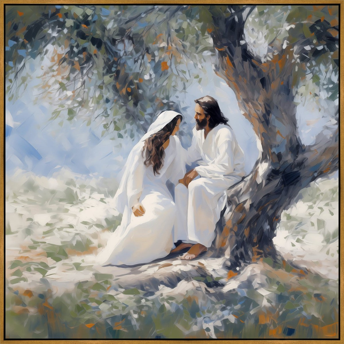 Abide With Me Large Wall Art Gallery Wrap