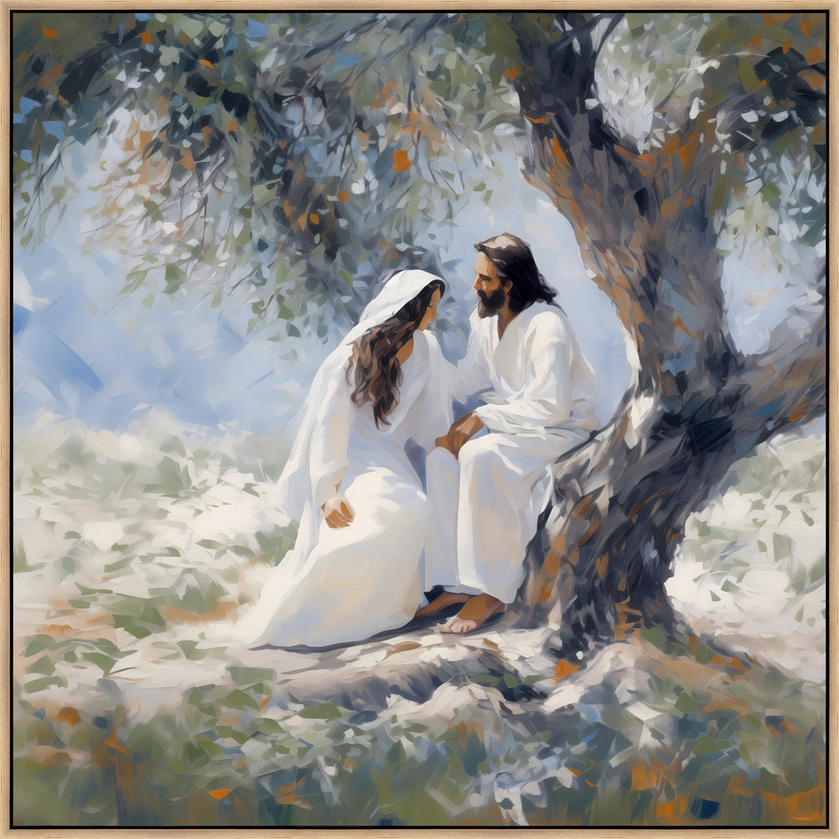 Abide With Me Large Wall Art Gallery Wrap