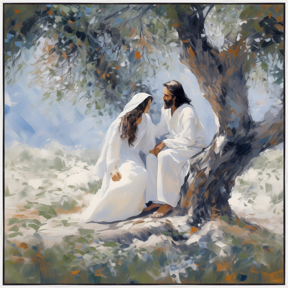 Abide With Me Large Wall Art Gallery Wrap