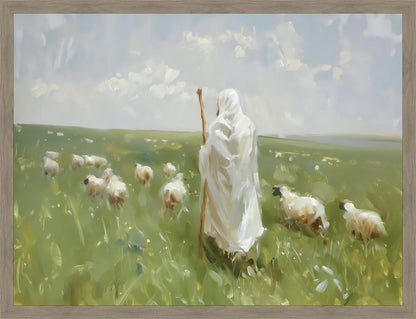 He Leadeth My Soul Large Wall Art