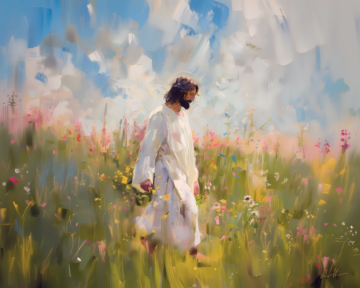 90s TOUCHED by the MASTER　Bible Cult Art The Handiwork of God by Gabriel Heaton The Handiwork of God by