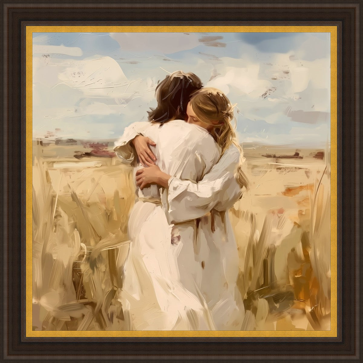 Divine Embrace Large Wall Art