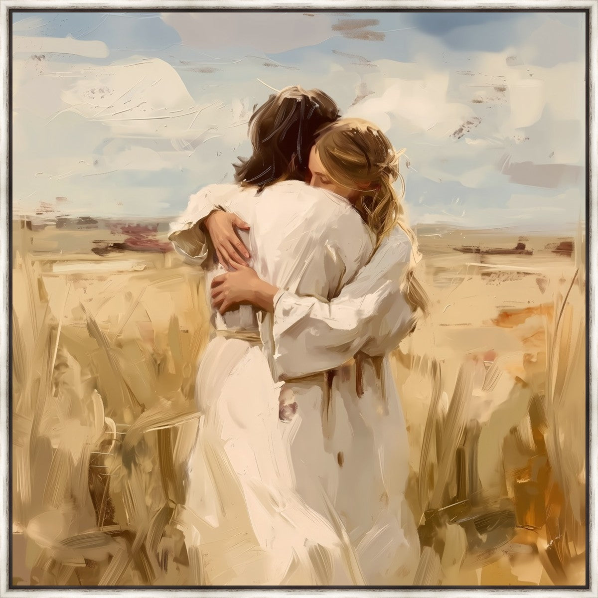 Divine Embrace Large Wall Art