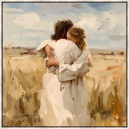 Divine Embrace Large Wall Art