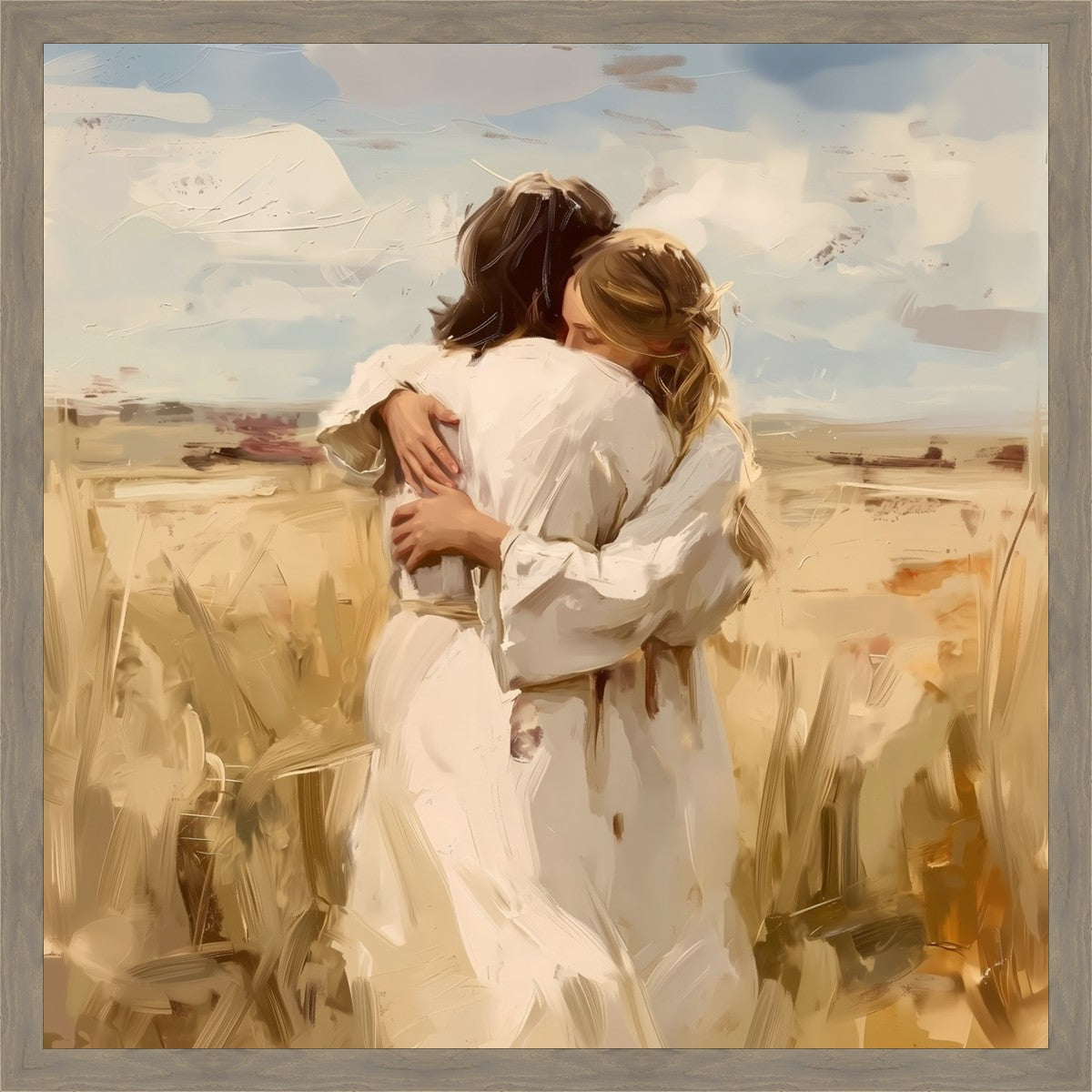Divine Embrace Large Wall Art