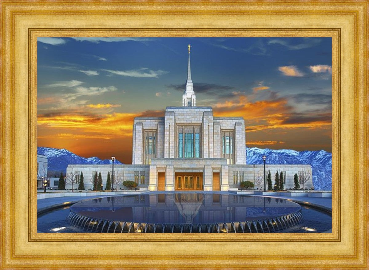Ogden Temple Reflection