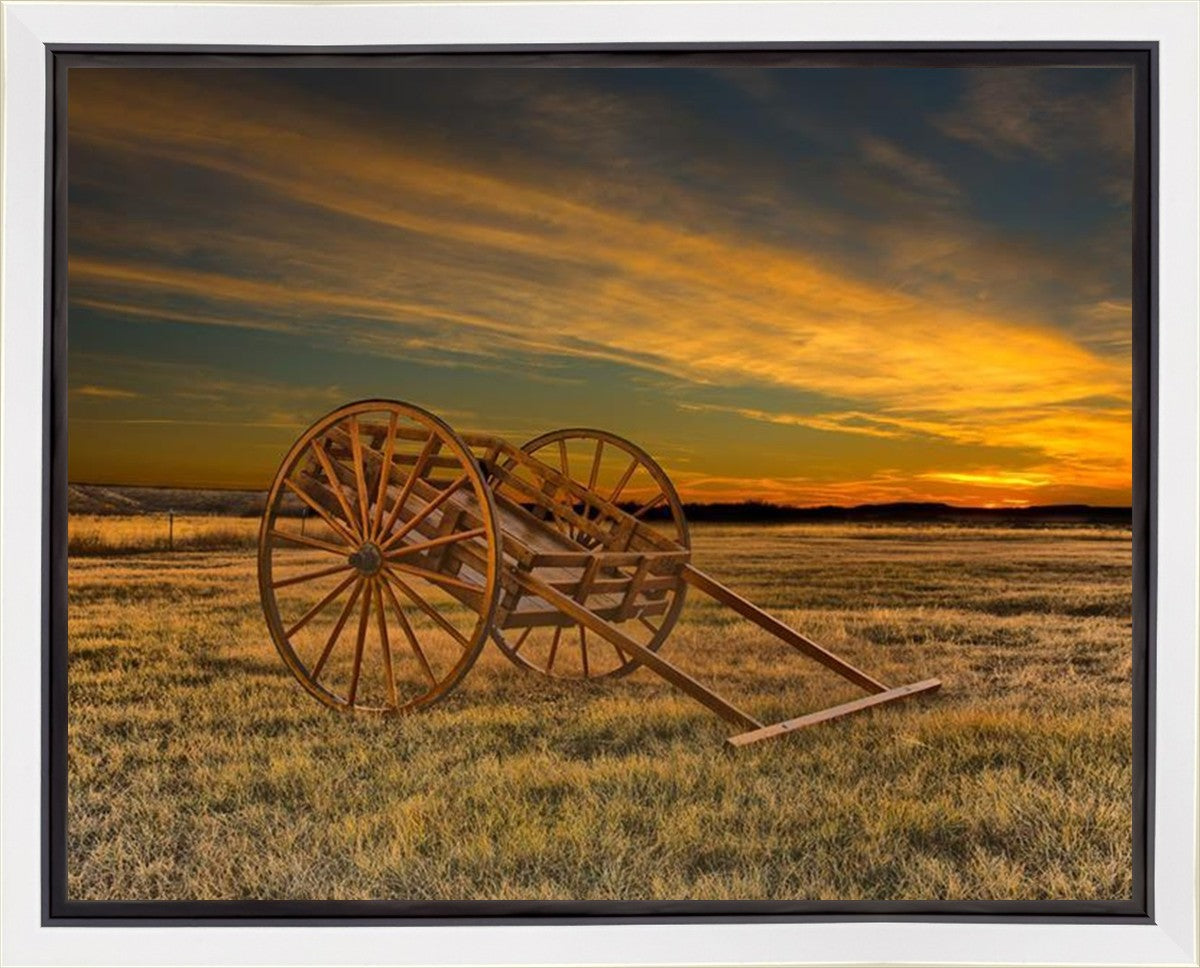 Handcart at Sunset