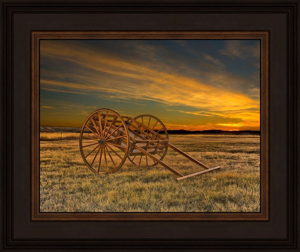 Handcart at Sunset