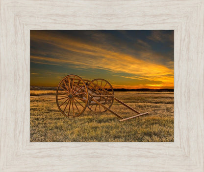 Handcart at Sunset