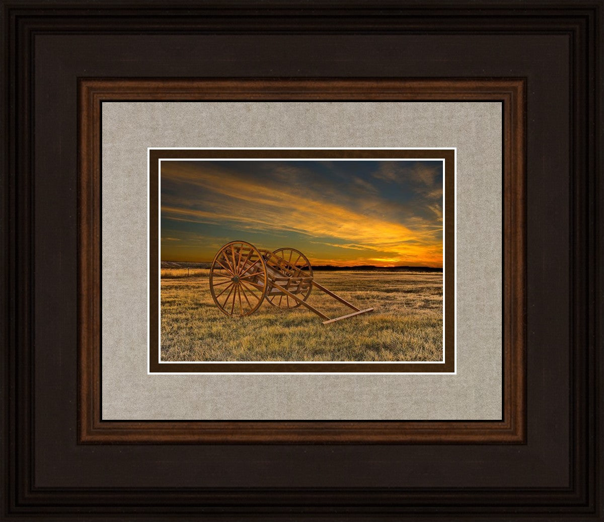 Handcart at Sunset