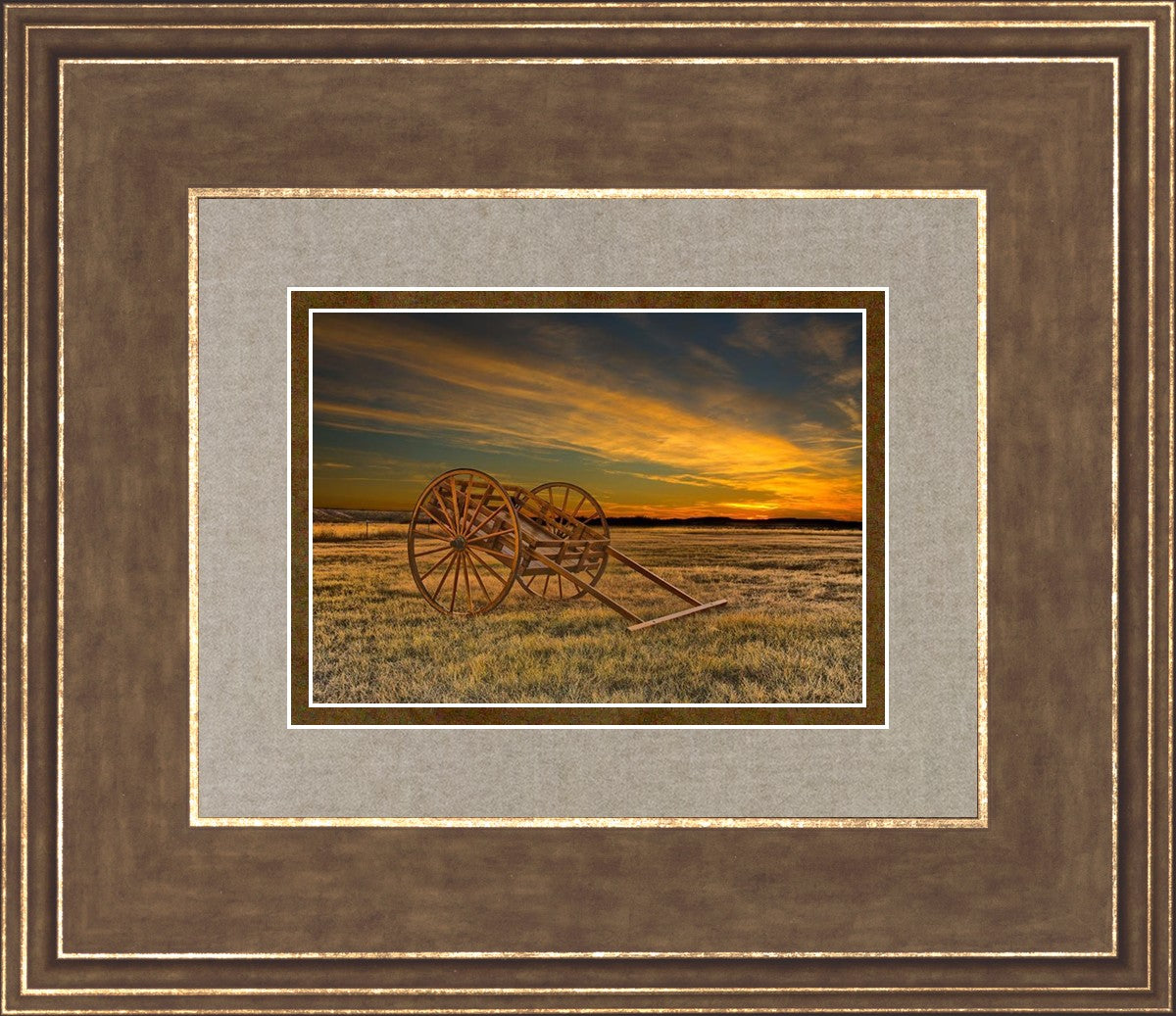 Handcart at Sunset