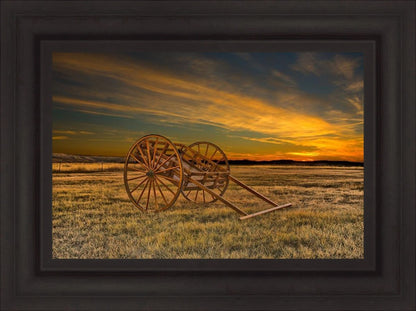 Handcart at Sunset