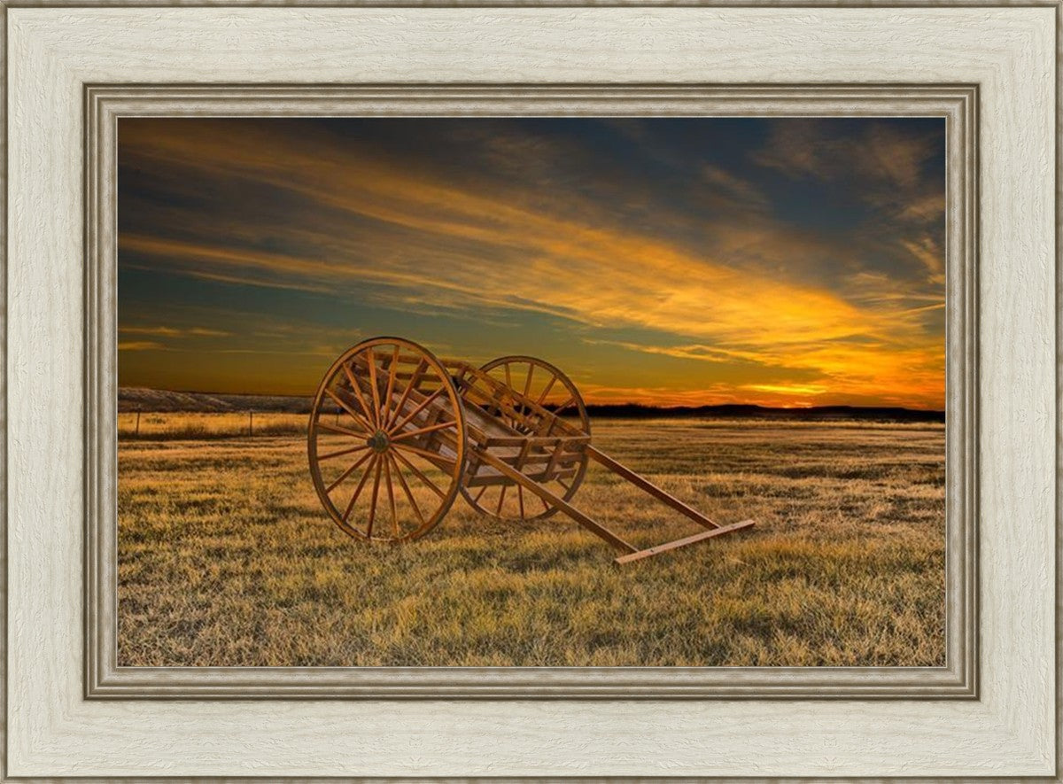 Handcart at Sunset