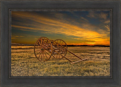 Handcart at Sunset