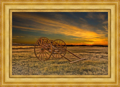 Handcart at Sunset