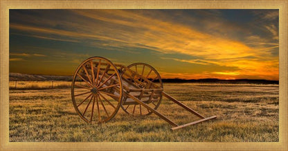 Handcart at Sunset