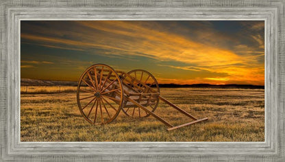 Handcart at Sunset