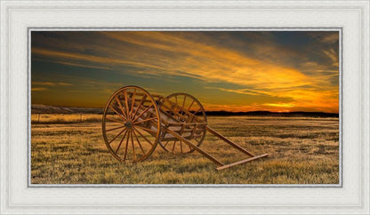 Handcart at Sunset