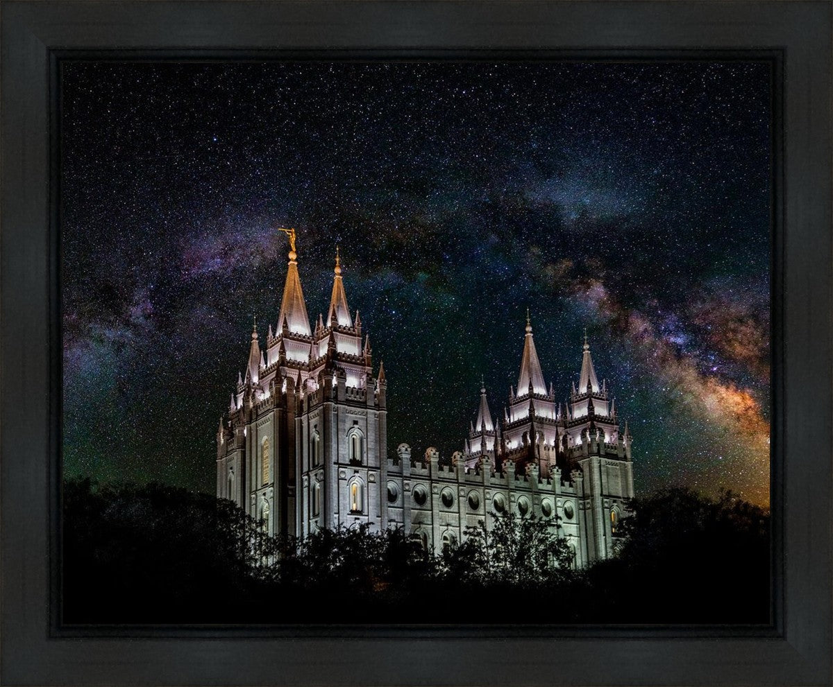 Salt Lake Temple Milky Way