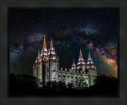 Salt Lake Temple Milky Way
